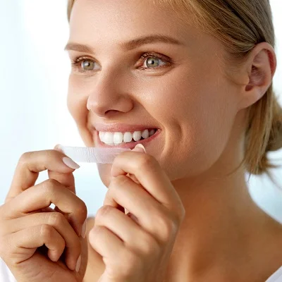 are teeth whitening strips safe on tooth enamel