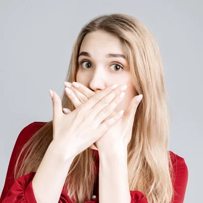 covering your teeth