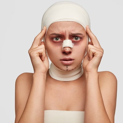 Can a burn face be reconstructed
