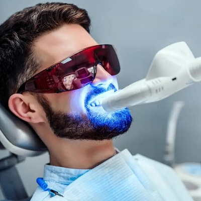 Is laser teeth whitening unsafe for your gums?